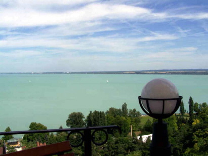Blick von Tihany auf das Südufer.
